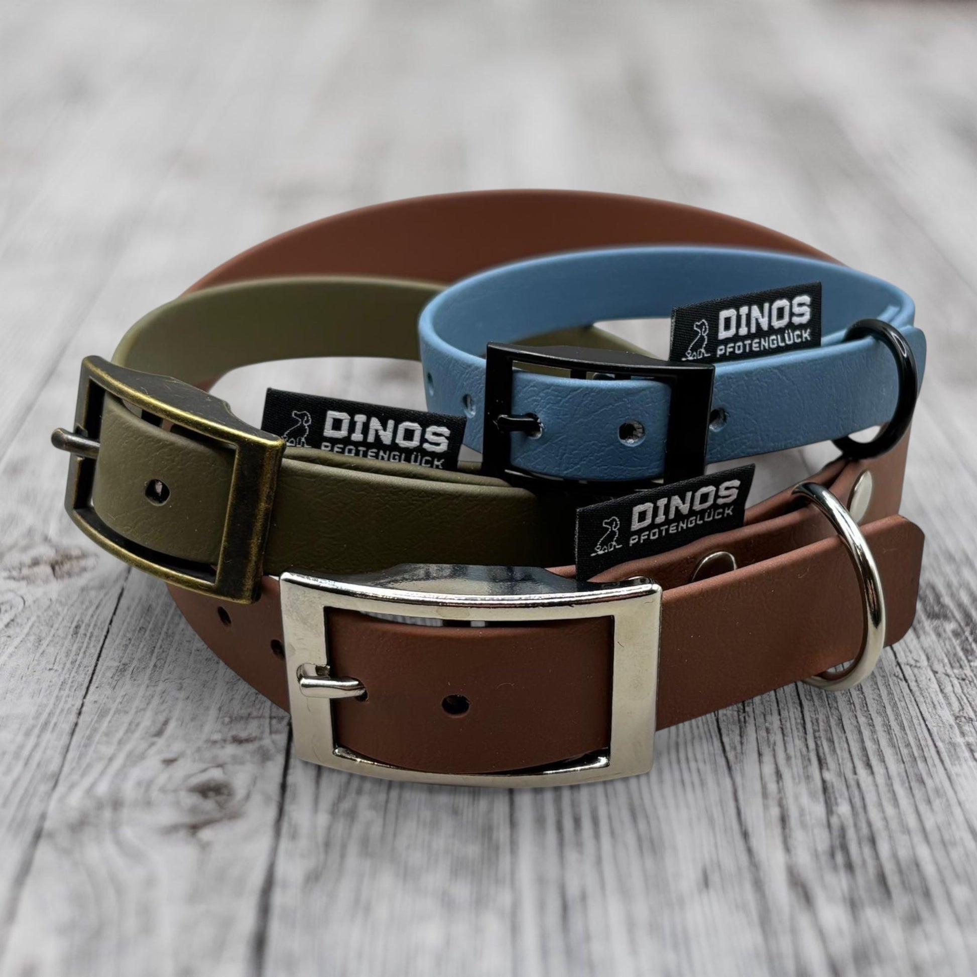 Halsband | mit Dornschnalle | aus BioThane® - Dinos Pfotenglück