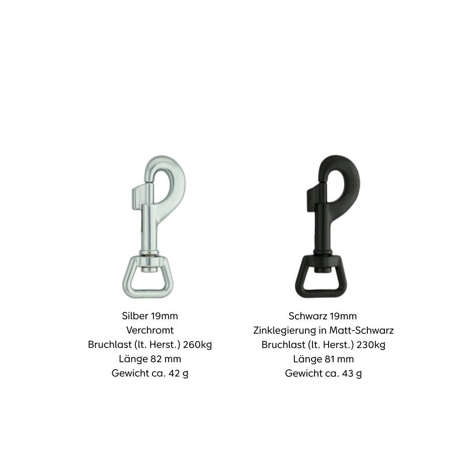 Kurzführer 19mm | aus BioThane® - Dinos Pfotenglück