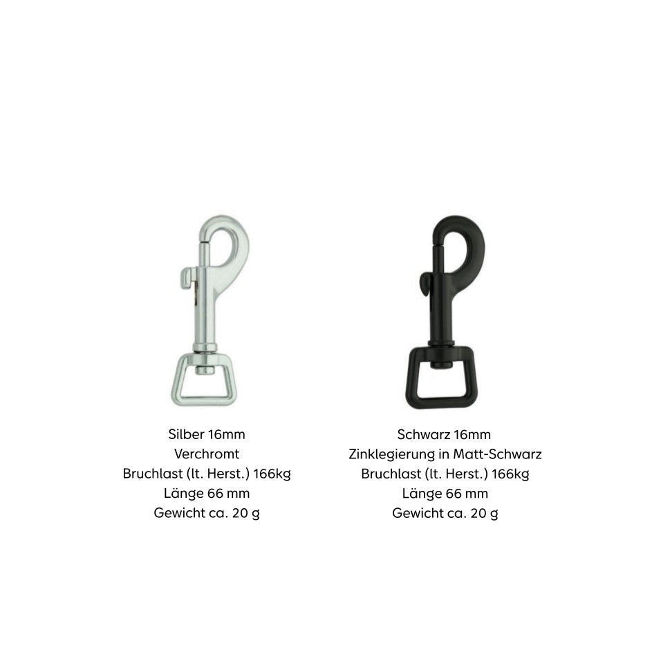 Kurzleine 16mm | aus BioThane® - Dinos Pfotenglück