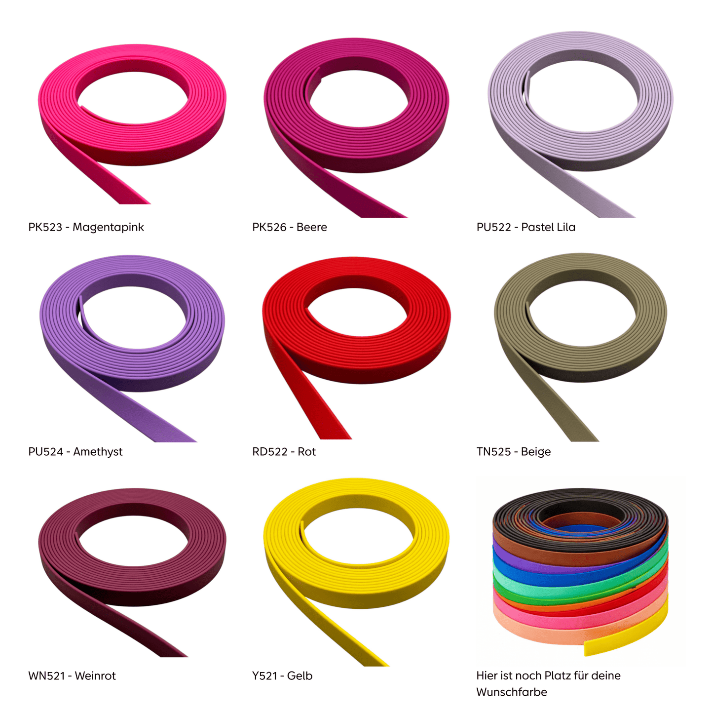 Kurzleine 16mm | aus BioThane® - Dinos Pfotenglück