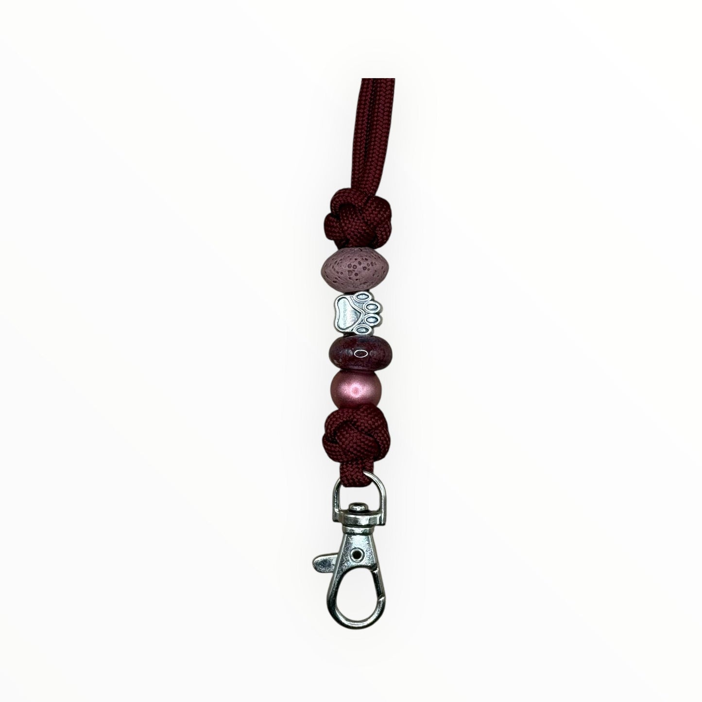 Pfeifenband | aus Paracord | Crimson Ember - Dinos Pfotenglück