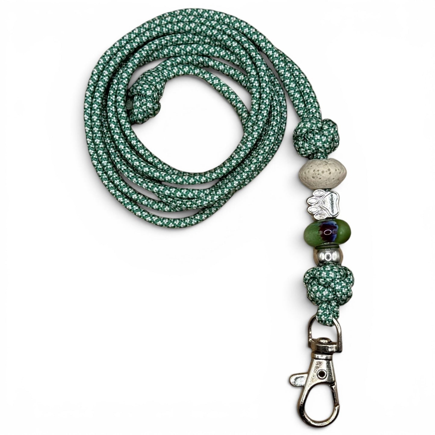 Pfeifenband | aus Paracord | Kelly Green - Dinos Pfotenglück