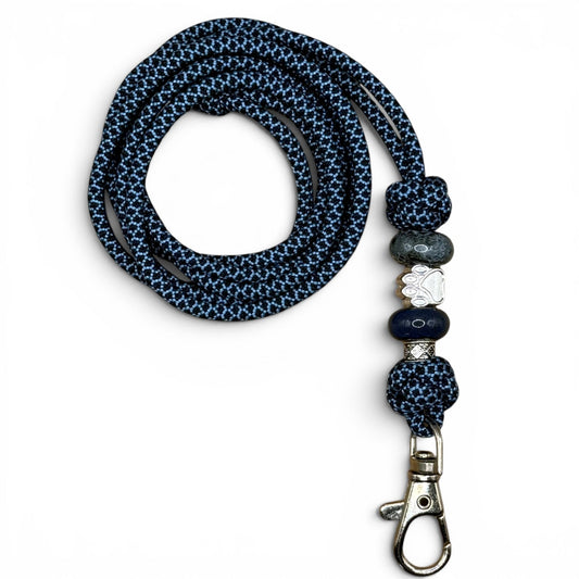 Pfeifenband | aus Paracord | Midnight Ocean - Dinos Pfotenglück