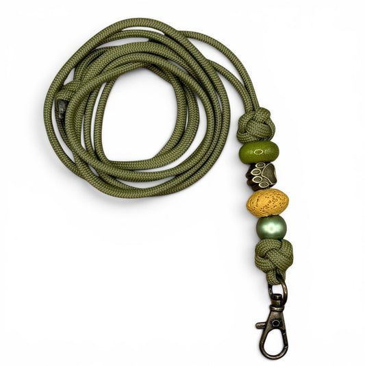 Pfeifenband | aus Paracord | Moss - Dinos Pfotenglück