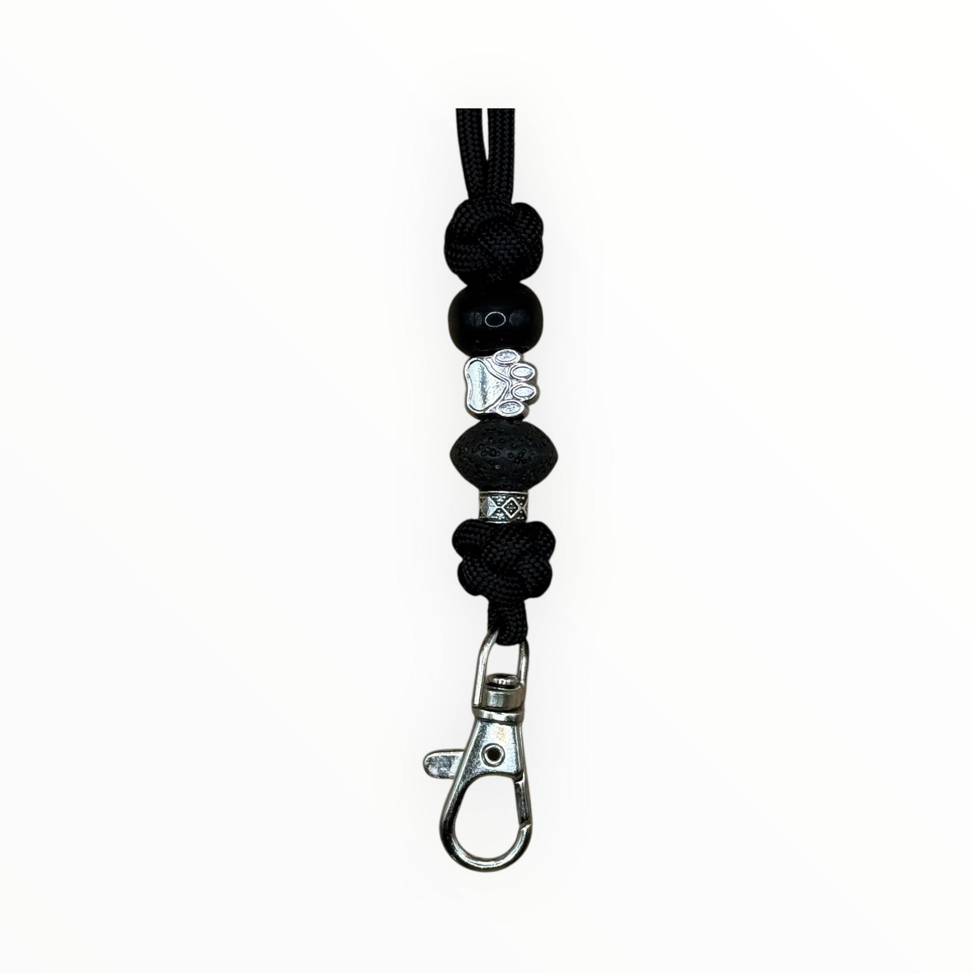 Pfeifenband | aus Paracord | Schwarz - Dinos Pfotenglück