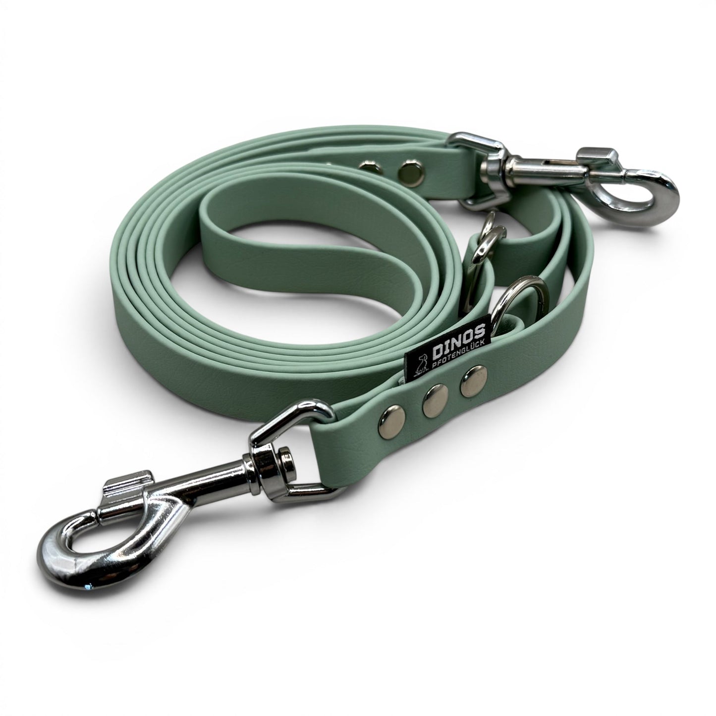 Umhängeleine 16mm | stufenlos verstellbar | aus BioThane® - Dinos Pfotenglück